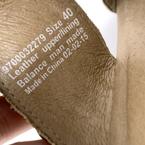 Dansko Jessie Brown Lizard Leather Buckle Sandals - Picture 12 of 12